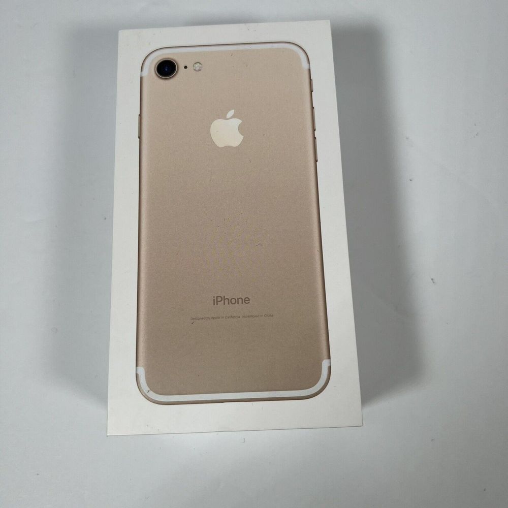 For Apple iPhone 7 128 GB Box Only, Rose Gold, No Phone, No Headphones